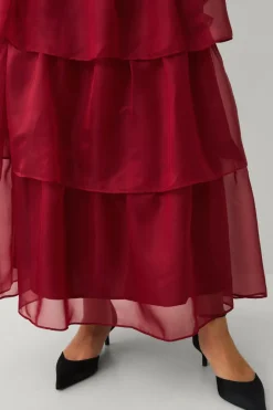 Discount Collection Maxi nederdel med volanter Dame Nederdele