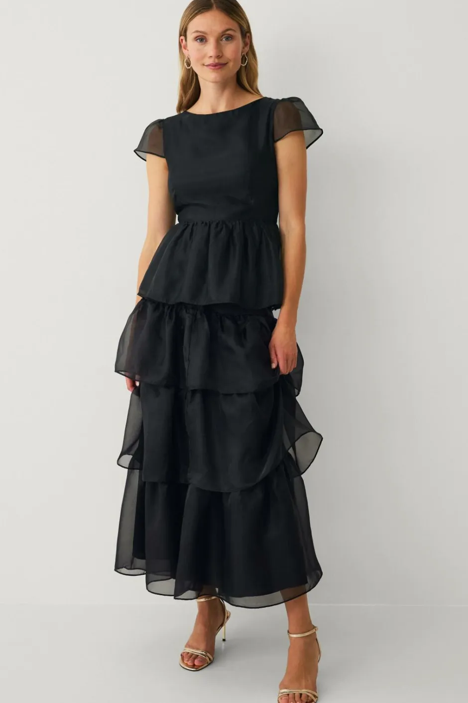 Ellos Collection Maxi nederdel med volanter^Dame Nederdele
