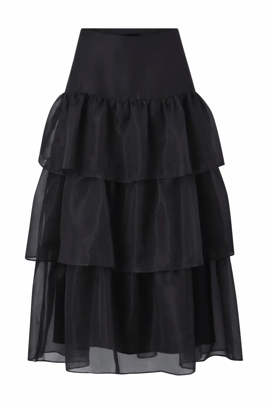 Ellos Collection Maxi nederdel med volanter^Dame Nederdele