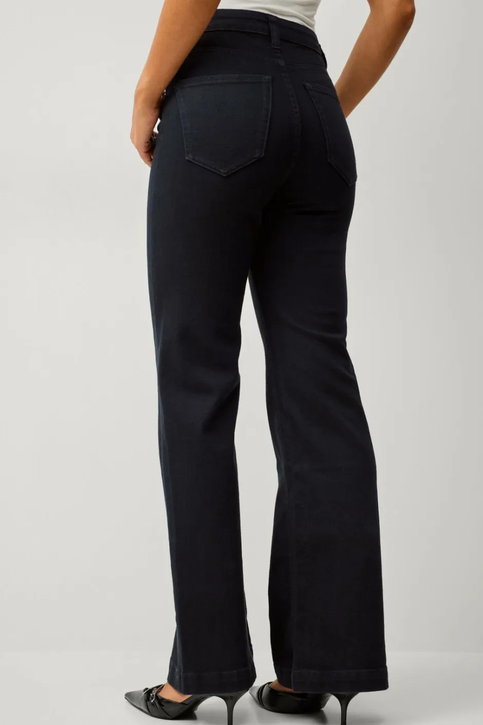 Online Collection Med svaj jeans Med svaj med høj talje Dame Jeans