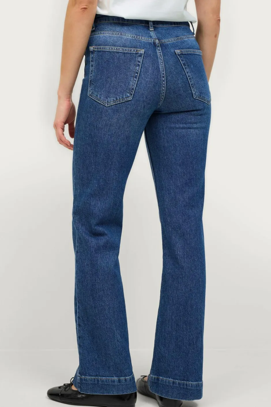 Ellos Collection Med svaj jeans med høj talje^Dame Jeans