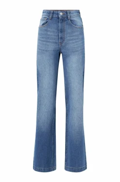 Best Collection Med svaj jeans Med svaj med høj talje Dame Jeans