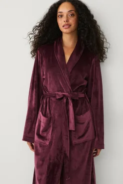 Ellos Collection Morgenkåbe i velour^Dame Nattøj