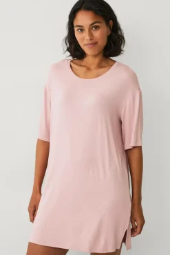 Hot Collection Natkjole med stort T Dame Nattøj