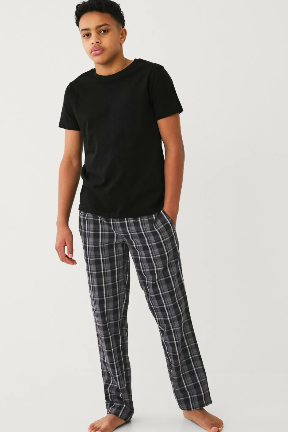 Online Collection Natbukser Harry i poplin Børn Nattøj & Homewear