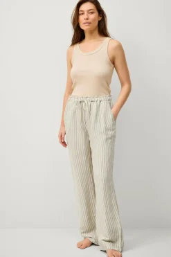 Ellos Collection Natbukser i hørblanding^Dame Loungewear & Homewear