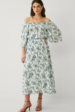 Hot Collection Nederdel med elastisk talje Dame Nederdele