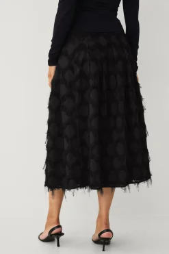 Hot Collection Nederdel med frynser Dame Nederdele