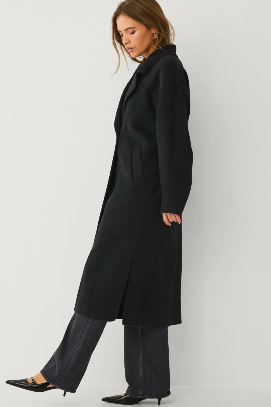 Collection Overdimensioneret uldfrakke Premium Dame Jakker & Frakker