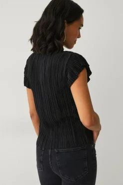 Ellos Collection Plisseret top^Dame Toppe & Tank-Toppe