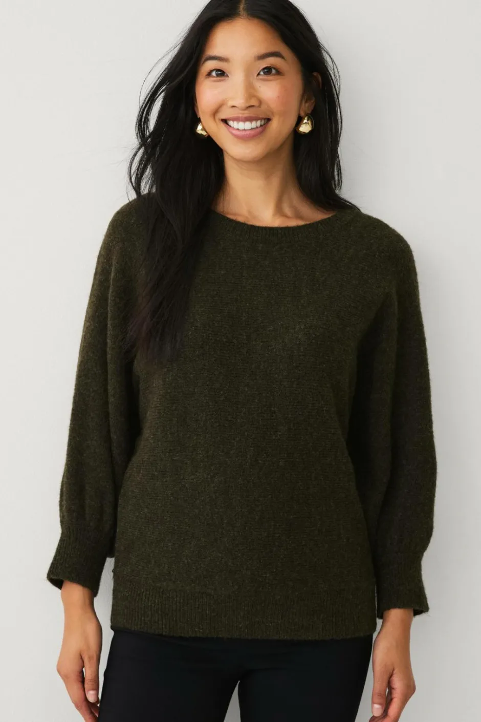 Best Collection Pullover med flagermusærmer Dame Trøjer & Cardigans