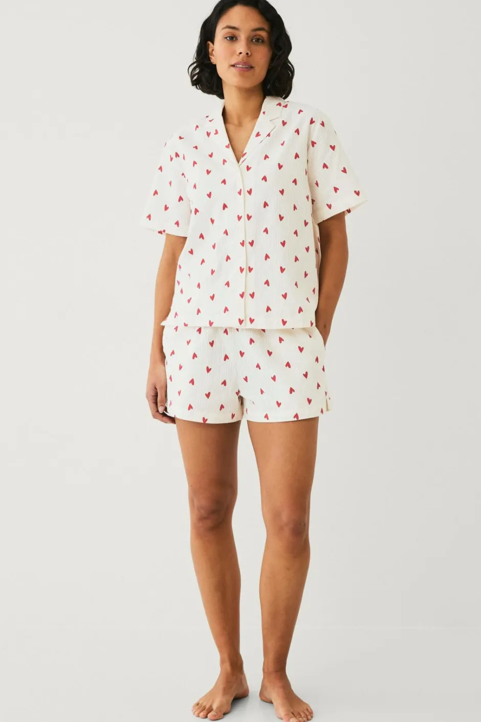 Ellos Collection Pyjamas i seersucker^Dame Nattøj