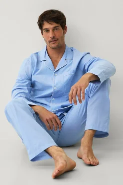 Outlet Collection Pyjamassæt i bomuldsbatist 2 dele Nattøj & Homewear