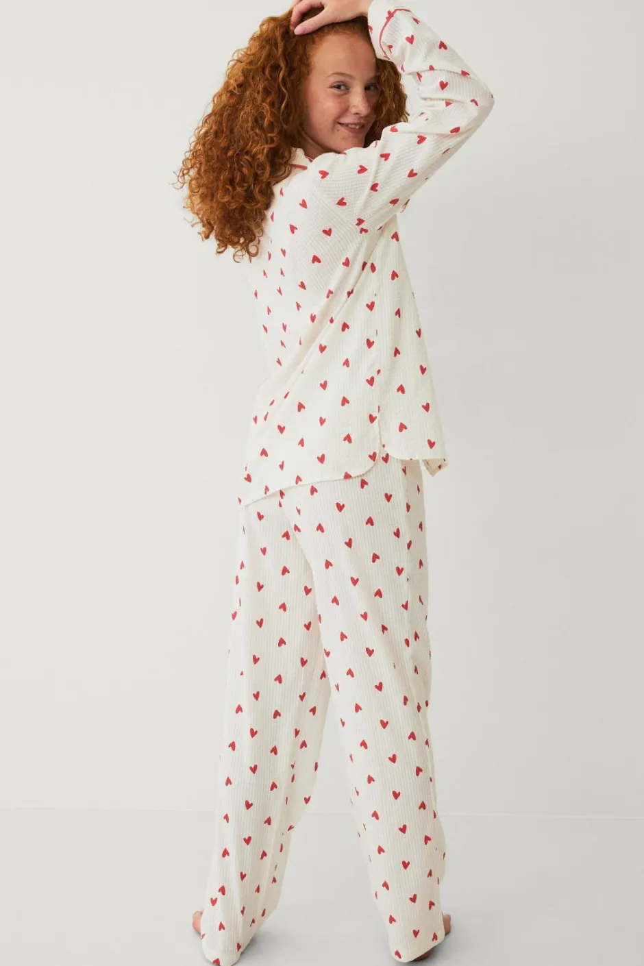 New Collection Pyjamassæt i seersucker Børn Nattøj & Homewear