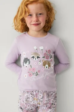 Ellos Collection Pyjamassæt i bomuldsjersey^Børn Nattøj & Homewear