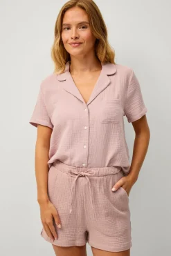 Ellos Collection Pyjamasskjorte i bomuld^Dame Nattøj