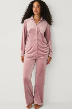 New Collection Pyjamassæt i velour Dame Nattøj