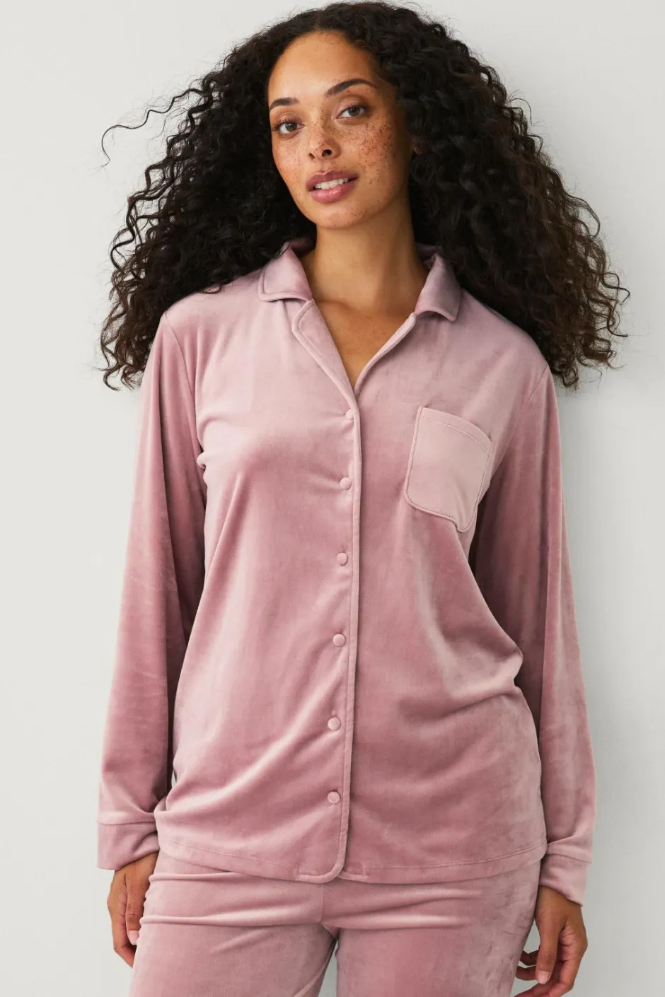 New Collection Pyjamassæt i velour Dame Nattøj