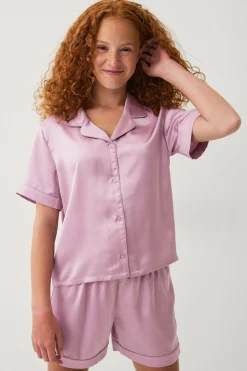 Ellos Collection Pyjamas i satin^Børn Nattøj & Homewear