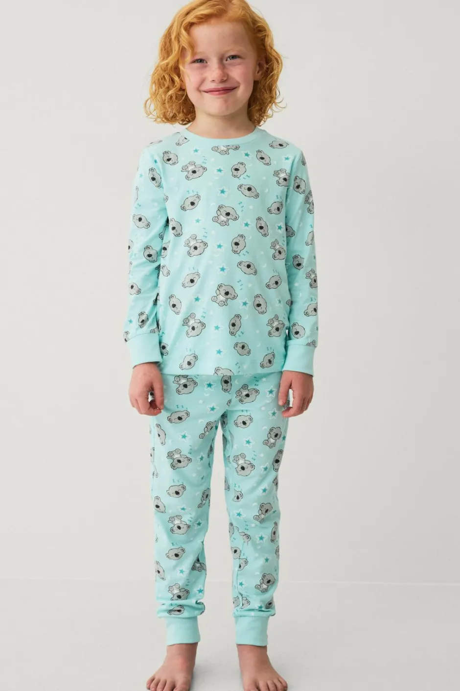 Ellos Collection Pyjamassæt i bomuldsjersey^Børn Nattøj & Homewear