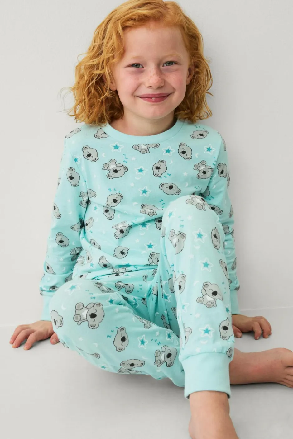 Ellos Collection Pyjamassæt i bomuldsjersey^Børn Nattøj & Homewear