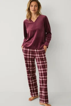 Ellos Collection Pyjamas i velour^Dame Nattøj