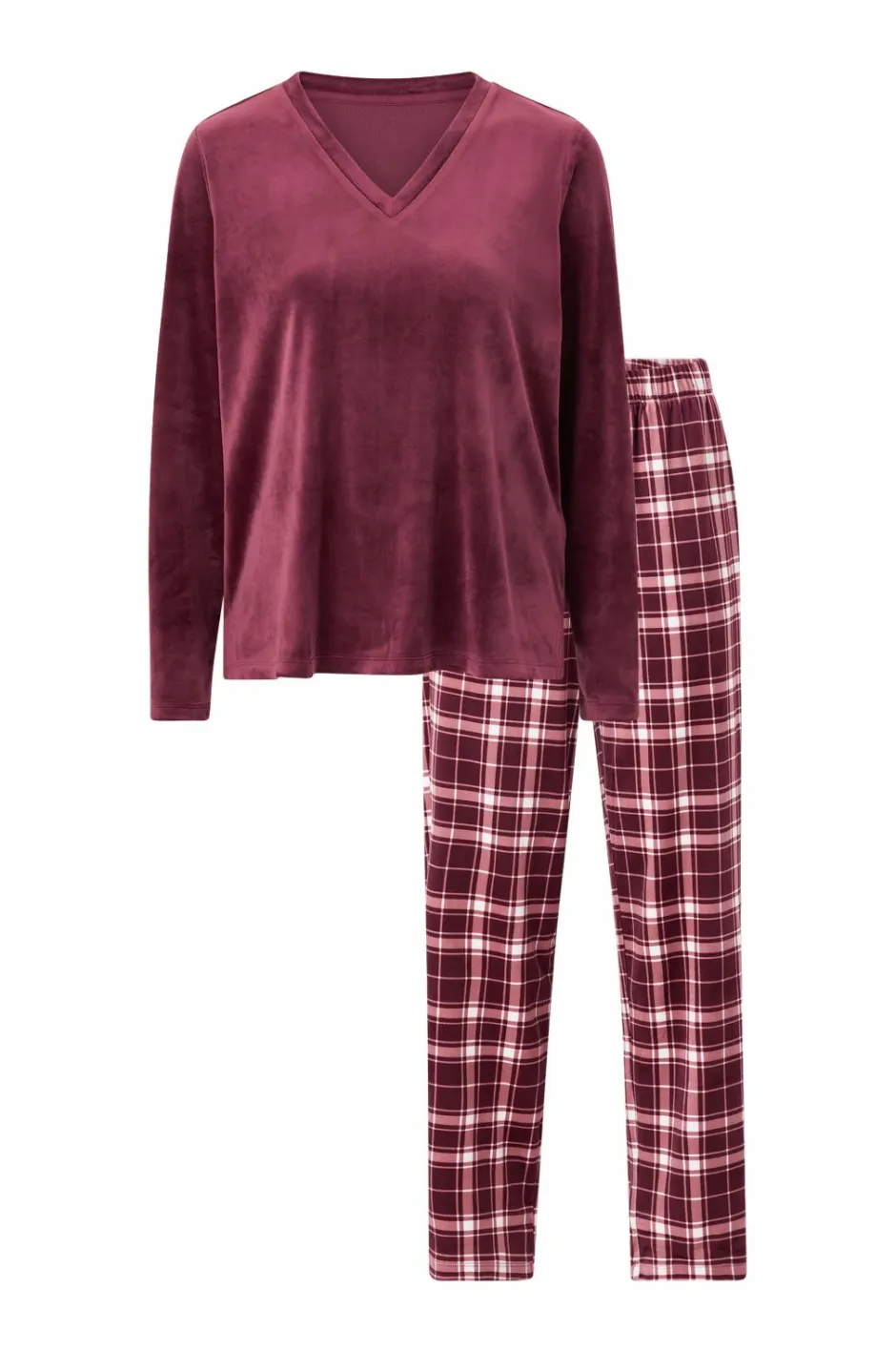 Ellos Collection Pyjamas i velour^Dame Nattøj