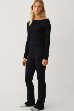 Ellos Collection Ribbede leggings^Børn Bukser & Leggings