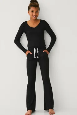 Sale Collection Ribbet lounge-top Børn Toppe & T-Shirts