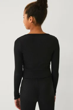 Sale Collection Ribbet lounge-top Børn Toppe & T-Shirts
