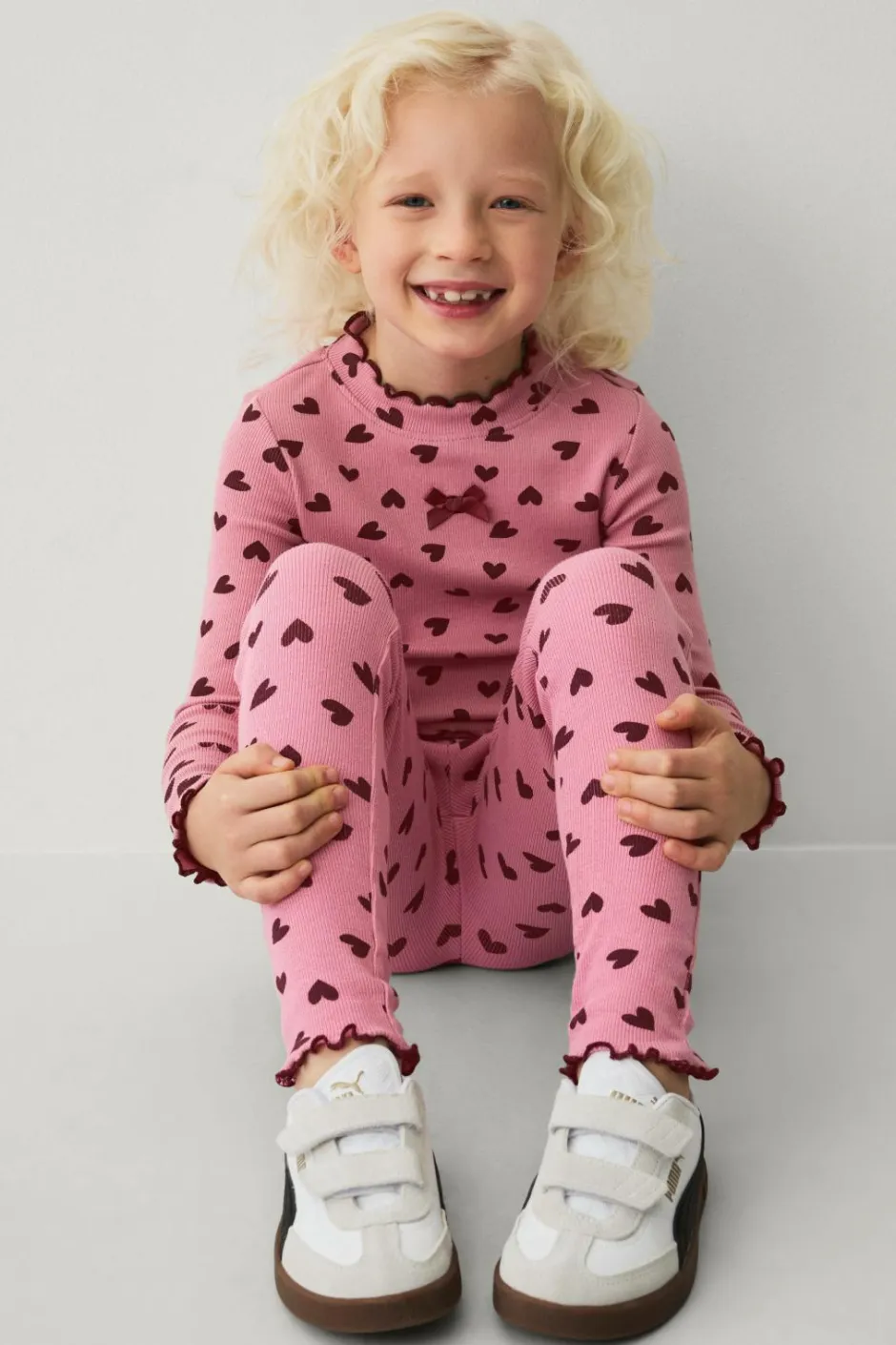 Ellos Collection Ribbede leggings^Børn Bukser & Leggings