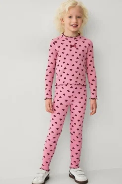 Ellos Collection Ribbede leggings^Børn Bukser & Leggings