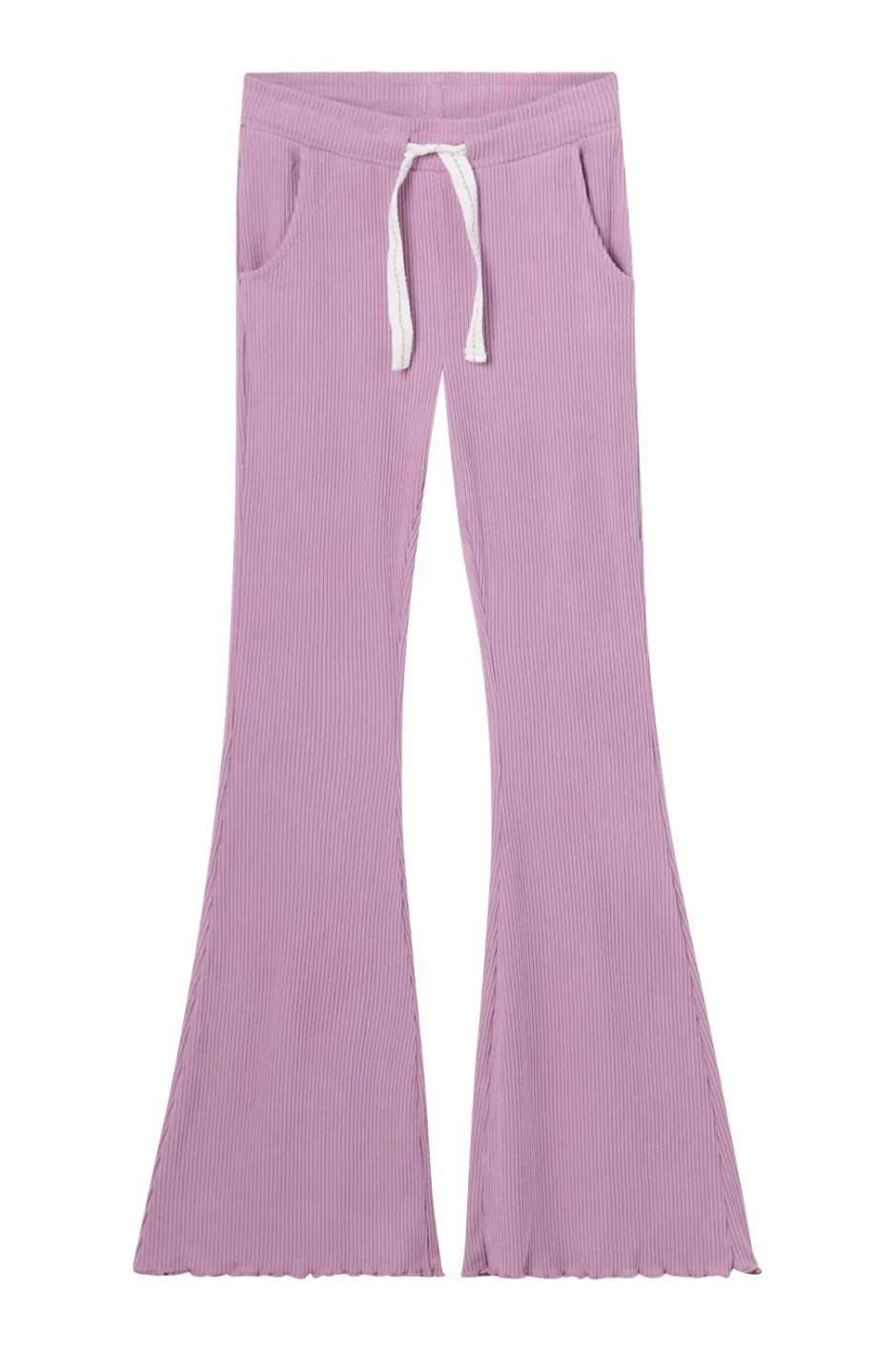 Online Collection Ribbede afslappede bukser Børn Nattøj & Homewear|Bukser & Leggings