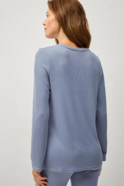 Ellos Collection Ribstrikket top^Dame Loungewear & Homewear