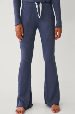 New Collection Ribbede afslappede bukser Børn Nattøj & Homewear|Bukser & Leggings