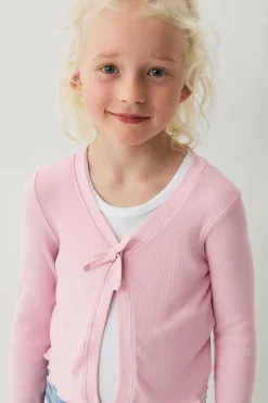 Ellos Collection Ribbet cardigan^Børn Trøjer & Cardigans