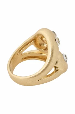 Collection Ring med glitrende sten Dame Smykker