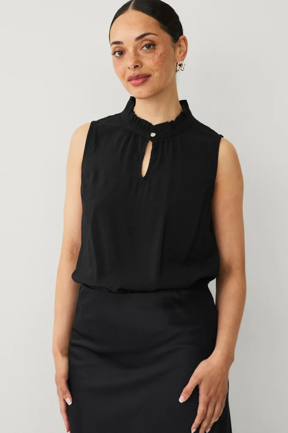 Clearance Collection Ærmeløs bluse Dame Skjorter & Bluser