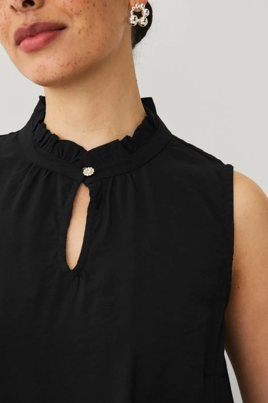 Clearance Collection Ærmeløs bluse Dame Skjorter & Bluser