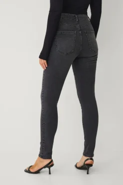 Hot Collection Skinny stretchjeans med høj talje Dame Jeans