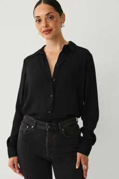 Discount Collection Skjorte i crepe Dame Skjorter & Bluser