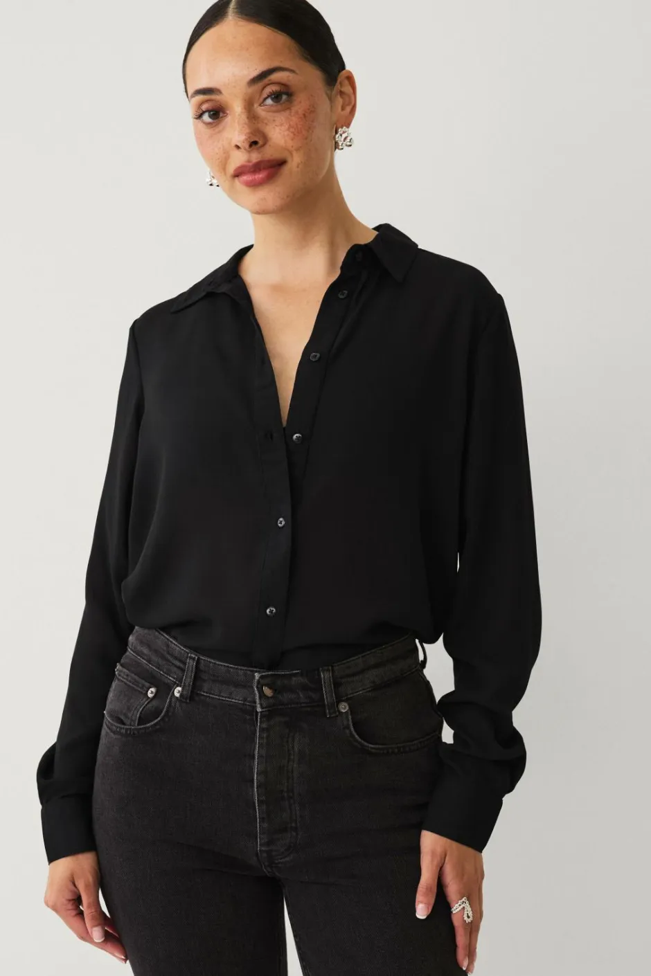 Discount Collection Skjorte i crepe Dame Skjorter & Bluser