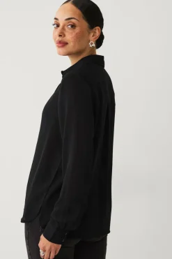 Discount Collection Skjorte i crepe Dame Skjorter & Bluser