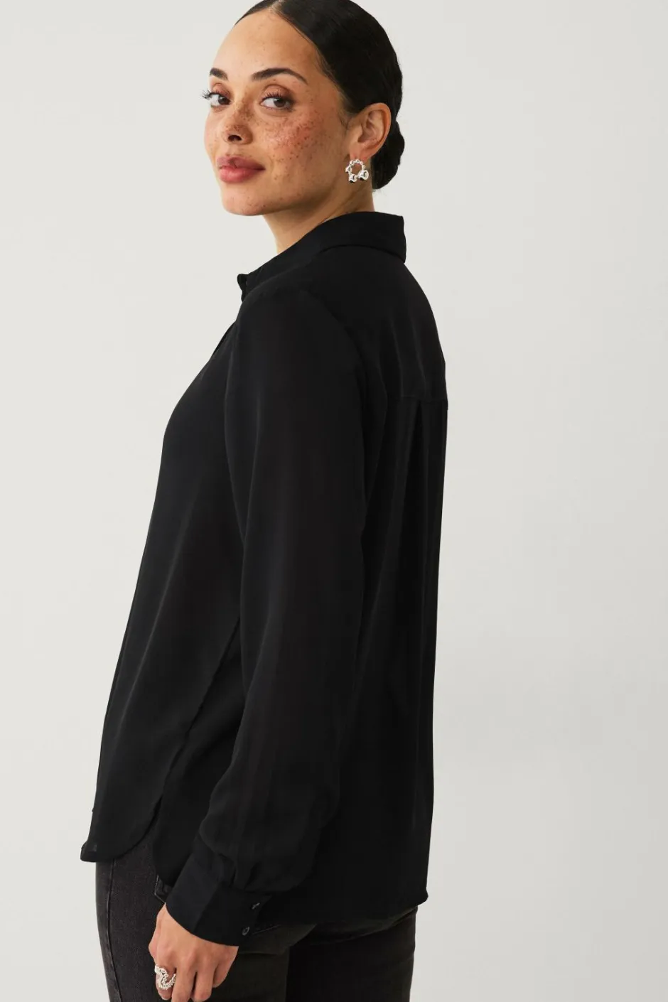 Discount Collection Skjorte i crepe Dame Skjorter & Bluser