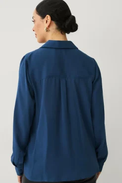Ellos Collection Skjorte i crepe^Dame Skjorter & Bluser
