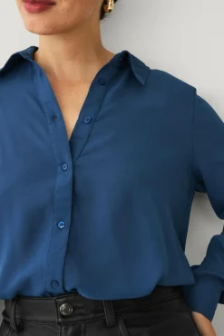 Ellos Collection Skjorte i crepe^Dame Skjorter & Bluser