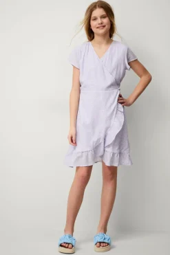 New Collection Slå-om kjole Sandy B Girl Børn Kjoler