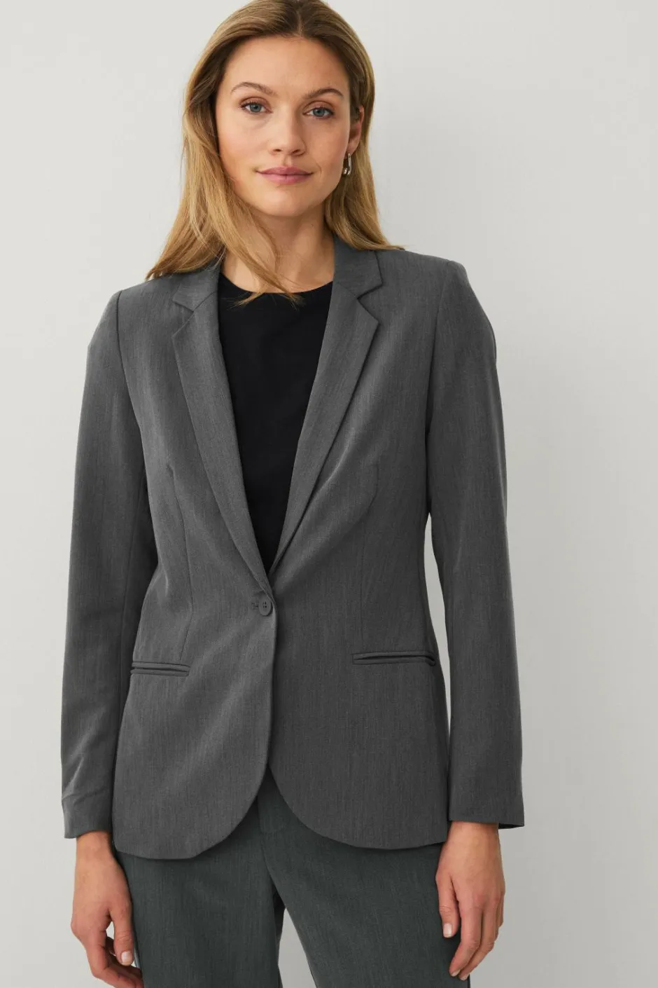 Ellos Collection Smal pasform habitjakke^Dame Blazere & Veste