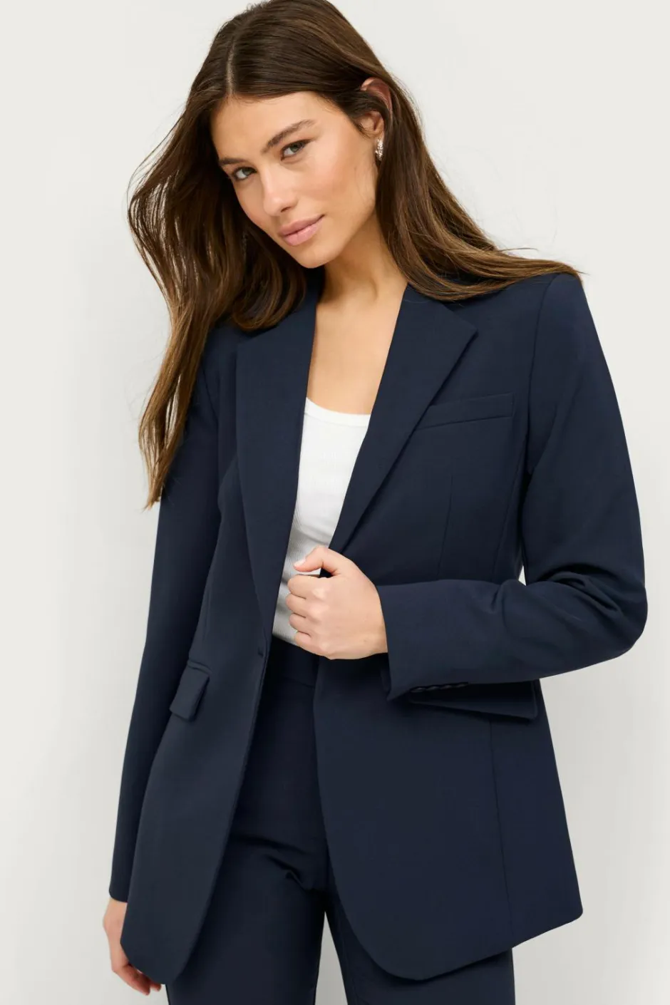 Discount Collection Smal pasform habitjakke Dame Blazere & Veste