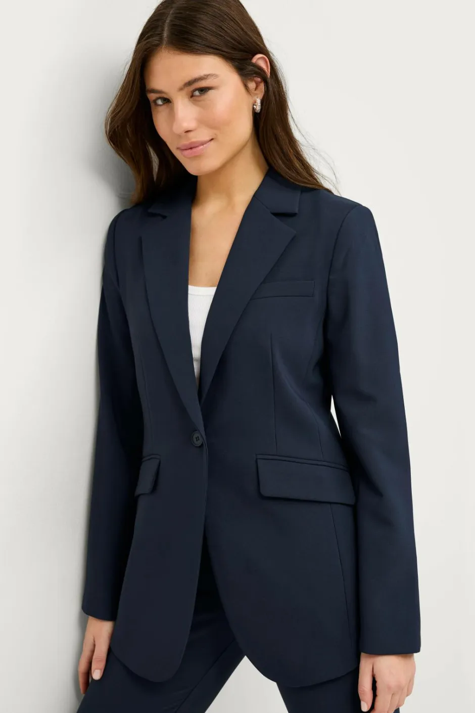 Discount Collection Smal pasform habitjakke Dame Blazere & Veste